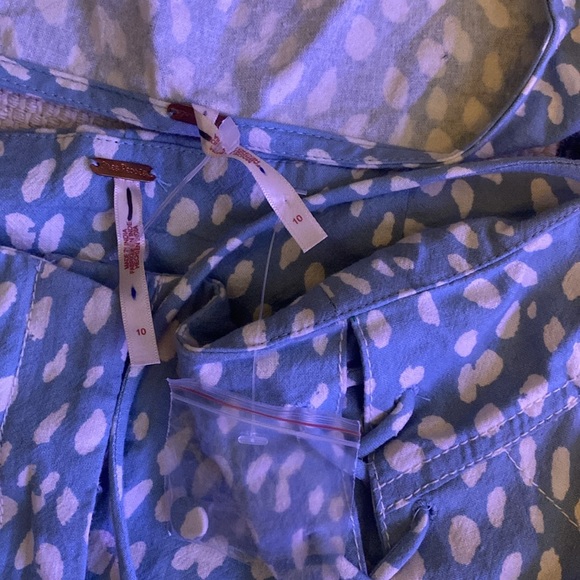 NWOT! Free People Bennett Printed Top and Shorts Matching Set. Size 10 - Picture 7 of 10